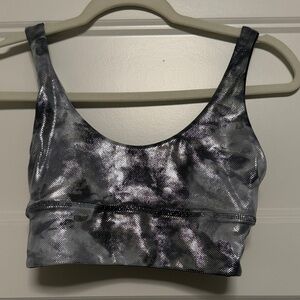 Women's LULULEMON Align Graphite Grey/ Shine Reversible Sports Bra